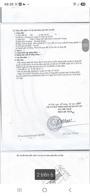 Bán đất mặt tiền 258 Dương Quảng Hàm, P.5, Gò Vấp: 4 x 23,5m, giá 19 tỷ. - 1