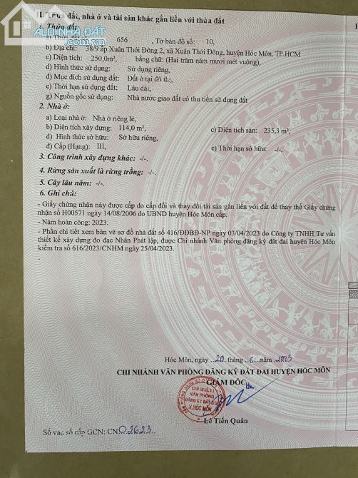 📢📢📢 CHÍNH CHỦ CẦN BÁN GẤP NHÀ NGAY MẶT TIỀN ĐƯỜNG NGUYỄN THỊ BẢY, HÓC MÔN - 4