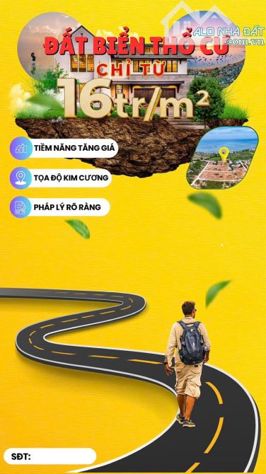 🌊 Chỉ 1.9tỷ sở hữu ngay đất biển Nam Khánh Hoà – 120m2 ngang 6m chỉ 16tr/m2 - 7