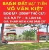 bán đất mặt tiền đường võ văn kiệt, bình thuỷ cần thơ, giá: 9.5 Tỷ, Dt: 500m2