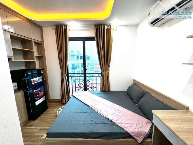 Bán toà CHDV Tôn Thất Tùng sổ vuông giá rẻ, ngõ thông KD, gần ĐH Y HN 50m2*6T 10PN, PCCC - 1