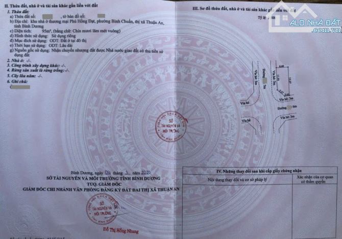 Bán lô góc 6.6x15.3m, đường D2 KDC Phú Hồng Đạt p.Bình Chuẩn - 1