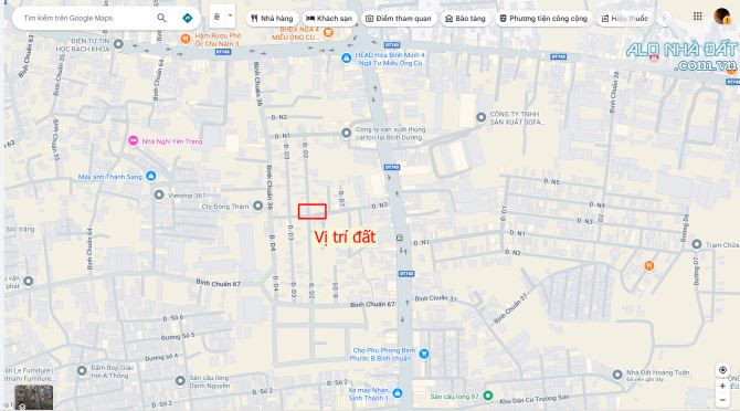 Bán lô góc 6.6x15.3m, đường D2 KDC Phú Hồng Đạt p.Bình Chuẩn - 2