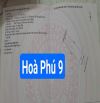 Đất mặt tiền Đường 7m5 Hoà Phú 9, Hoà Minh, S= 90m2( 5x18) Giá rẻ: 5.3xx tỷ