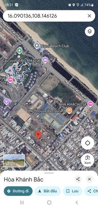 Chỉ 4tỷ8 GIÁ TỐT để sở hữu lô đất  đẹp gần biển Xuân Thiều 38 dt 97m ngang 6m gần Mikazuki