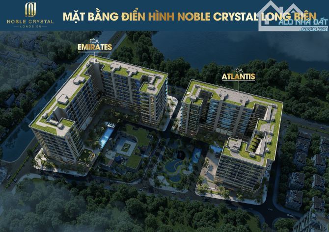 GIÁ KO CHÊNH ;BIỆT THỰ;CHUNG CƯ; Dự án NOBLE LONG BIÊN ; đối diện VIN Riverside