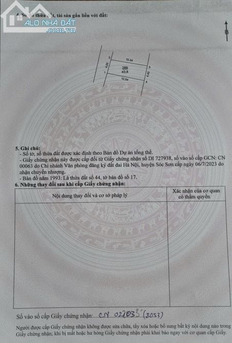 Bán đất hiếm, vị trí đẹp – Bìa Làng Hiền Lương, Hiền Ninh, Hà Nội