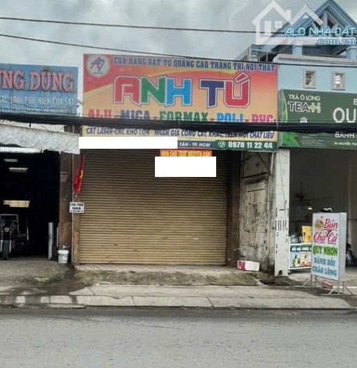 CHo thuê nhà mặt tiền đường Lê văn quới 4x22m vị trí kd đẹp đông đúc