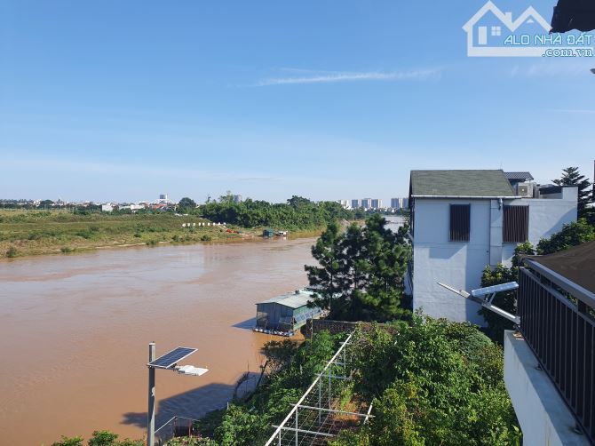 Siêu hiếm: biệt thự sông Đuống,phố Bắc cầu,long biên,hà nội.View triệu $,giá 33,5 tỷ