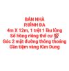 BÁN NHÀ BÌNH ĐA, 1TRỆT 1LẦU LỬNG, GÓC 2 MẶT ĐƯỜNG THOÁNG MÁT, SỔ HỒNG THỔ CƯ
