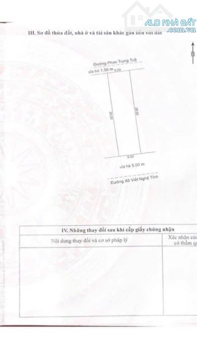 Đất 2 mặt tiền Trước sau đường 33m Xô Viết Nghệ Tĩnh và Phan Trọng Tuệ. S= 200m2,giá: 34tỷ - 1