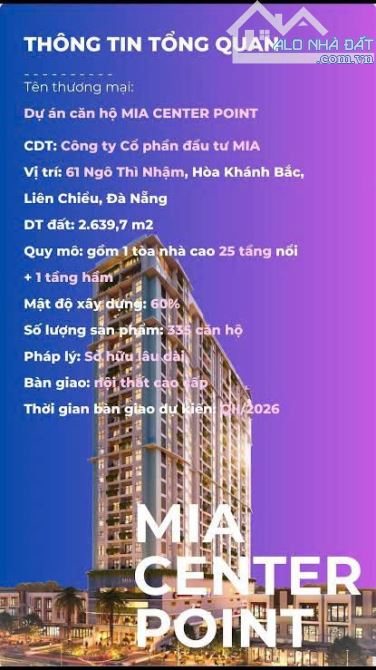 ☆Giá cực tốt chỉ 59tr/m☆ LÔ ĐẤT VÀNG ☆ NGÔ THÌ NHẬM dt 1.321m☆sát tòa căn hộ MIA 26 tầng. - 6