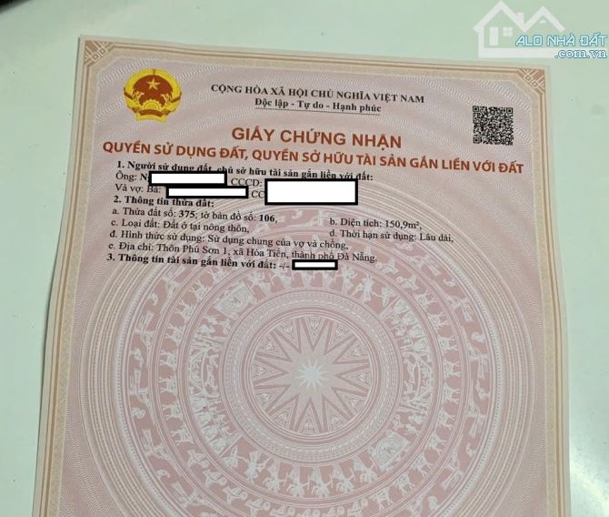 📌📌📌LÀM VIỆC TRỰC TIẾP GIÁ TỐT !!! Bán đất đường quốc lộ 14B, xã Hòa Tiến