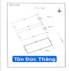 Nhà 3 tầng mặt Tiền đường 33m Tôn Đức Thắng. Cạnh Chợ Hoà Khánh.S= 94m2 ngang 6.25m,13.5tỷ