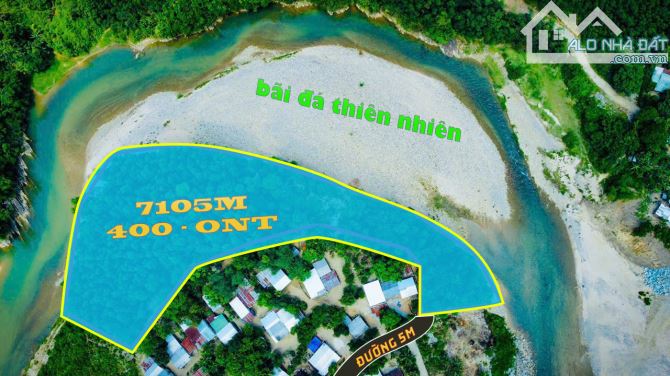 Bán Nhanh Lô Đất Suối Đường Ô Tô Có Bãi Đá Thiên Nhiên Cạnh Bên QL 27C ( 400 thổ cư) - 1