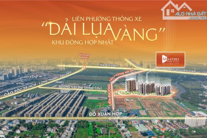 Căn hộ hạng sang Masteri Park Place thuộc KĐT The Global City, giá 110 triệu/m2 - 1