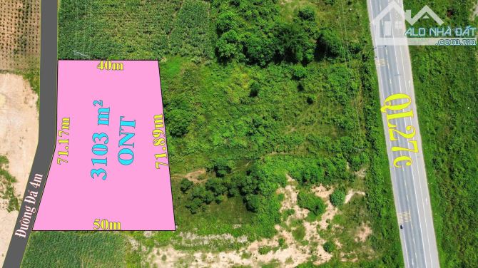 Bán Nhanh 3103m2 Full Đất Ở , Đối Diện cụm công Nghiệp Sông Cầu Vùng ven Nha Trang - 2