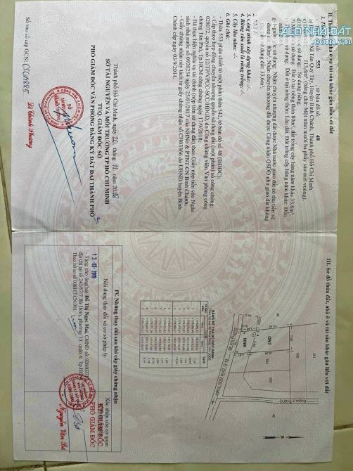 ĐẤT NỀN MT ĐÌNH ĐỨC THIỆN BÌNH CHÁNH CHỈ 920 TRIỆU SHR DT 119M2 - 2