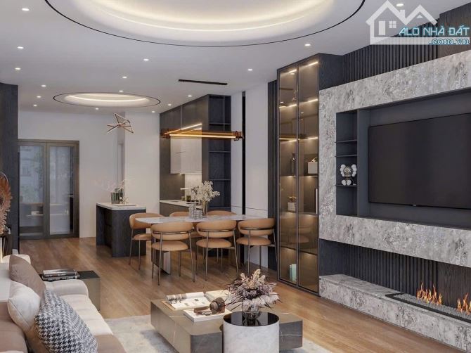 GẦN VÀNH ĐAI 3 - TÒA NHÀ VĂN PHÒNG ĐẸP - LÔ GÓC - 6 TẦNG THANG MÁY - MT 6,5M - PHÂN LÔ Ô T