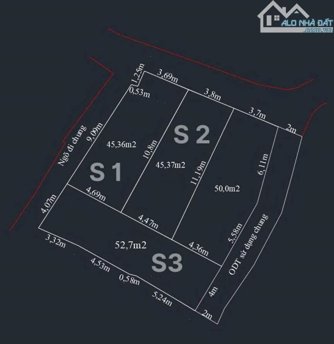 BÁN NHÀ SỞ DẦU, HỒNG BÀNG – 52,4M² – MẶT TIỀN 4,07M – 3 TẦNG – GIÁ 3,2 TỶ - 1
