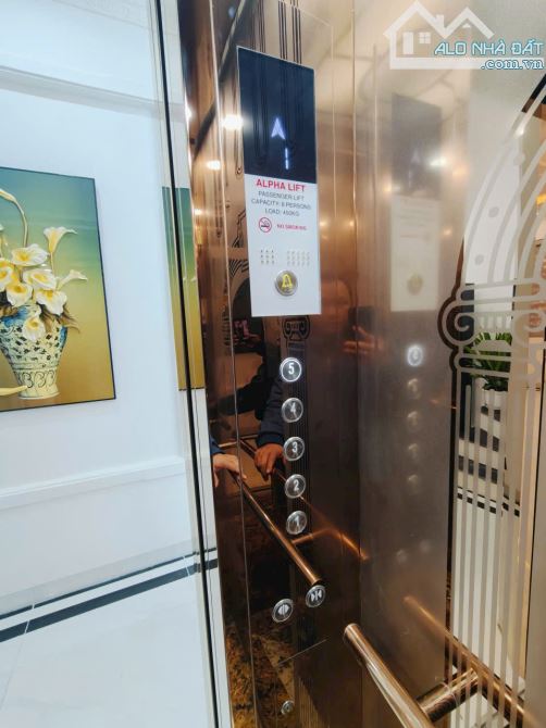 6 tầng thang máy ngõ thông oto gần Chùa Bộc, full nội thất 58m2 x mtiền 5m. Giá 18.8 tỷ