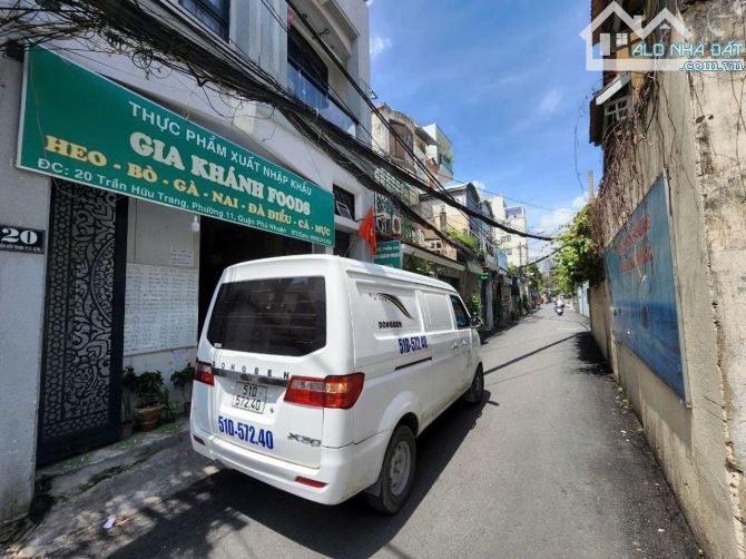 Bán nhà MT 20 Trần Hữu Trang P11 Phú Nhuận DT: 6m x 12m CN: 69m2 KC: Hầm 5 Tầng Giá: 18 T