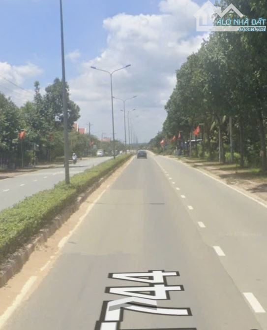 BÁN ĐẤT MT DT744, THANH AN, DẦU TIẾNG, DT: 6x45, TC100M2, SHR, GIÁ 1,850 tỷ