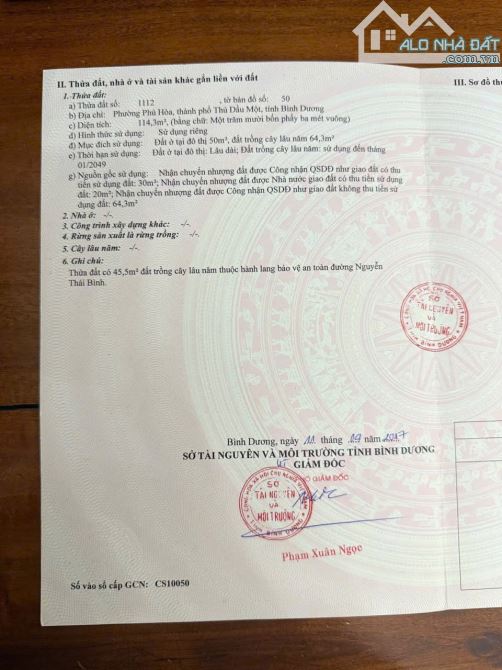 Đất Phú Hoà : mt đường Nguyễn Thái Bình - kinh doanh - 6