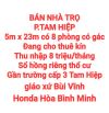 BÁN NHÀ TRỌ TAM HIỆP, SỔ HỒNG RIÊNG THỔ CƯ, GẦN TRƯỜNG CẤP 3, GIÁO XỨ BÙI VĨNH