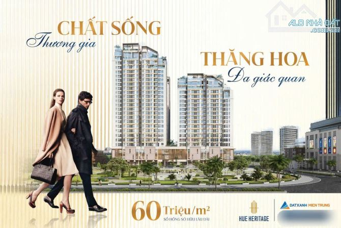 CHỈ TỪ 2 TỶ SỞ HỮU DÒNG CĂN HỘ ĐẲNG CẤP NHẤT TRUNG TÂM THÀNH PHỐ HUẾ - THÀNH PHỐ DI SẢN