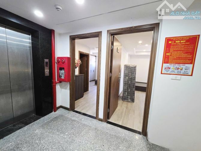 Toà CHDV Nguyễn Ngọc Vũ, 110m2*7T, MT 8M, 24 CH KK, ngõ ô tô, đủ PCCC, dòng tiền 8%/năm!