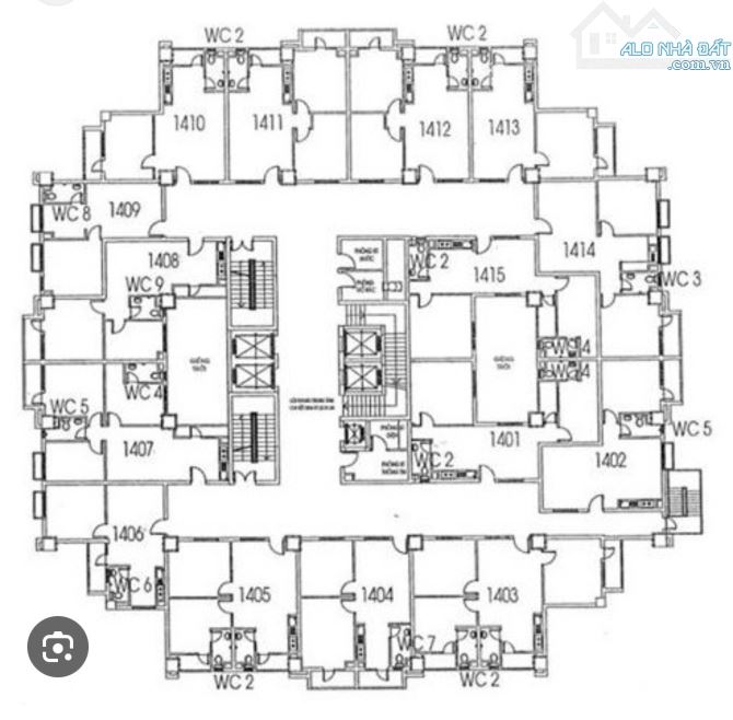 BÁN CĂN HỘ CC 2PN+ 1WC, TOÀ 7A LÊ ĐỨC THỌ - DT 60m FULL NỘI THẤT, TẦNG TRUNG VIEW ĐẸP, 5TỶ