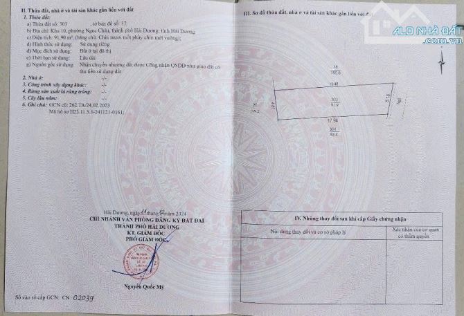 Bán lô dất đẹp gần trường thuận tiện sinh hoạt ngõ nguyễn hữu cầu, tp hải dương