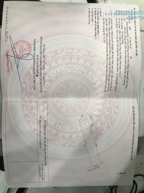 Bán đất Khương Mỹ Hoà Vang,gần quốc lộ 14G - 2