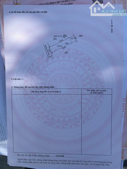 Đất nhánh Dx002 Phú Mỹ(cách 30m). Dt 5x24 có 100mtc giá 2tỷ468 - 1