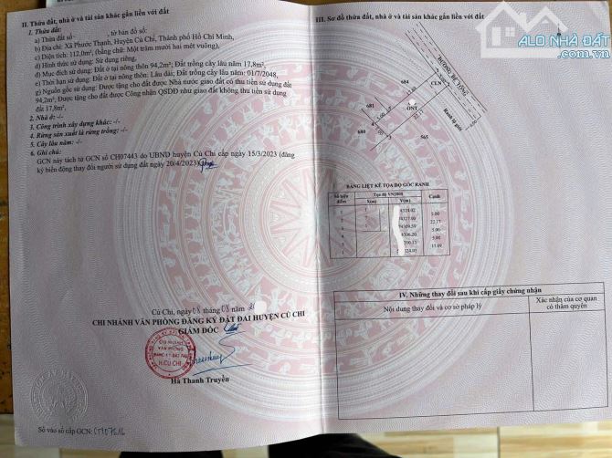 BÁN NHÀ CẤP 4 GIÁ MỀM – PHƯỚC THẠNH, CỦ CHI 1 SẸC VÕ VĂN ĐIỀU – CHỈ 600 TRIỆU - 5