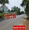 Bán 1 nền biệt thự duy nhất 560m2 mặt tiền đường Nguyễn Hữu Cầu Cồn Khương full thổ ngang