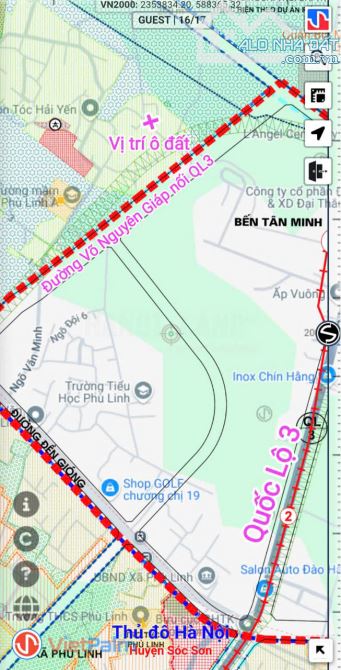 Cần bán đất Phù Linh, Sóc Sơn lô góc hai ôtô tránh 73,8m2 giá nhỉnh 1,5 tỷ