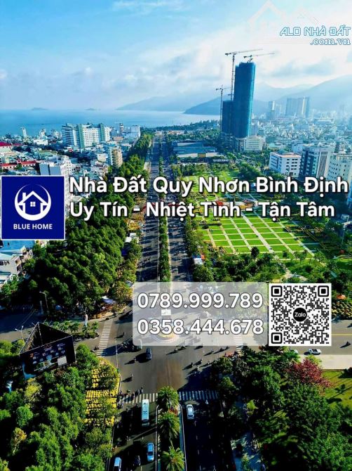 (HÀNG HÍM) Bán Khách sạn 5T Mặt tiền cách Biển Quy Nhơn chỉ 80m đi bộ vài bước, 82m²giá 15