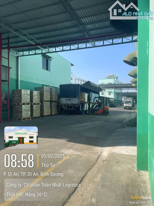 Kho chứa hàng giá rẻ ở KCN Sóng Thần Dĩ An, Bình Dương