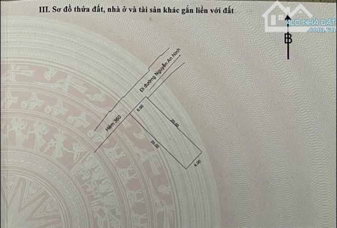 LÔ ĐẤT HẺM Ô TÔ NGUYỄN AN NINH- PHƯỜNG 8- S=120m2 6x20m- KHU DÂN TRÍ- GIÁ 8,5 TỶ