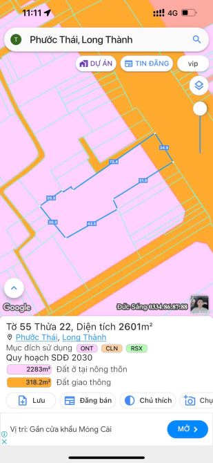 Cần bán 2 sào 6 mặt tiền ql51 giá mềm . Đang cho gạch men thuê