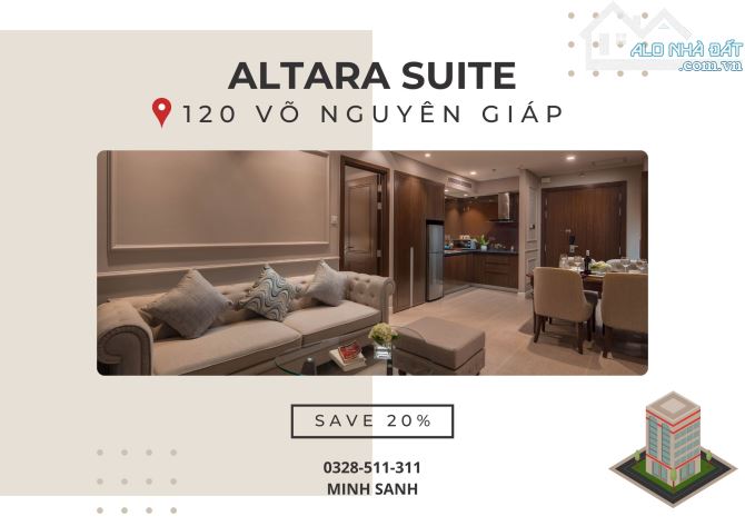 CĂN HỘ 1PN ALTARA SUITES –  CÒN DUY NHẤT 1 CĂN VIEW ĐẸP TẦNG CAO - 1