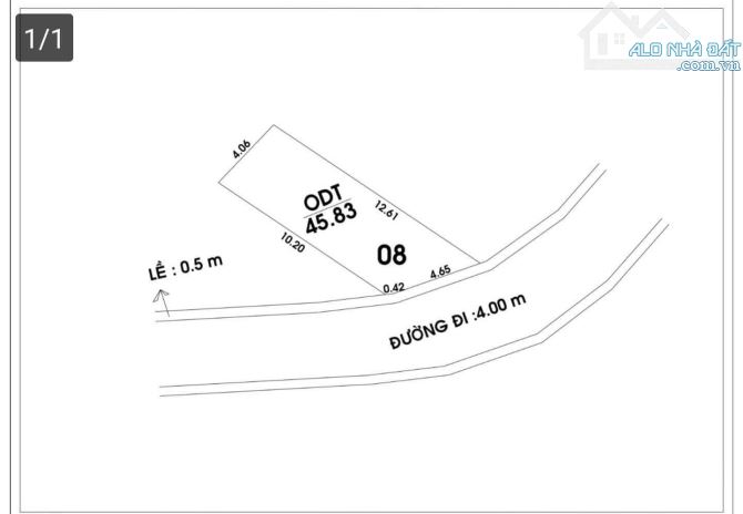 Bán 2 Nền Thổ Cư Rạch Cái Tắc, đường Tạ Thị Phi Bình Thủy Cần Thơ 46m2 giá 1.06 tỷ - 2