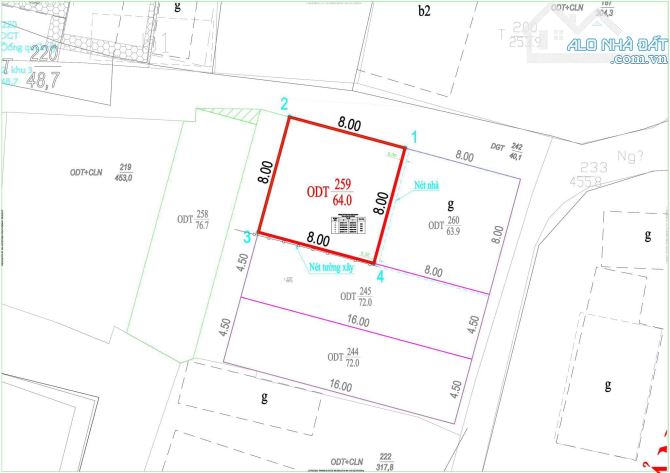 Bán Ô Góc Thổ Cư Sau Chung Cư Than Hà Lầm,P.Hà Lầm. DT:64m2,MT:8m. - 5