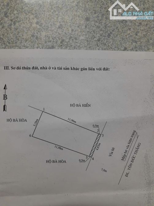 Bán nhà 61m2 mặt đường Tôn Đức Thắng đối diện trường học Bạch Đằng, Sở Dầu, Hồng Bàng - 5