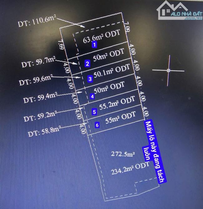 đất 1,3 tỷ có 6 lô mới tách 59.7m2 Đường oto 4m, p.An Thạnh, Tp.Thuận An - 6