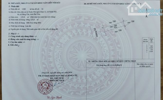 Đất biển Xuân hải Sông Cầu Sát Thành Phố Quy Nhơn giá rẻ