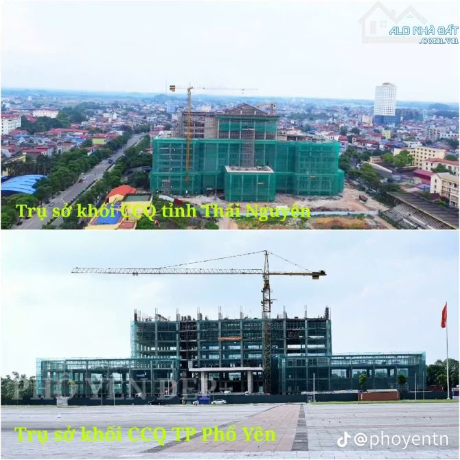 Bán 2100m2 Đất Kho Xưởng, Nhà Hàng, Khách Sạn. Trung tâm TP Phổ Yên. Giá chỉ 15 tỷ.