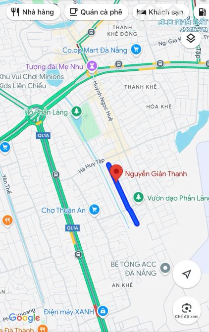 Bán Dãy trọ 5 Phòng đường Nguyễn Giản Thanh, Quận Thanh Khê. DT: 94m2, Giá 4.6 tỷ TL